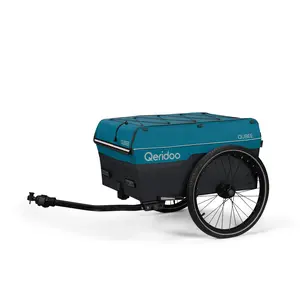 Qeridoo Qubee Cargo / Lastenanhänger, Farbe: Petrol günstig