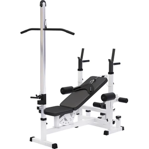 GORILLA SPORTS® Kraftstation - Hantelbank mit verstellbare Hantelablag...