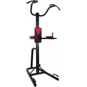 GORILLA SPORTS® Power Tower - mit Dip Station, Klimmzugstange und Lieg...