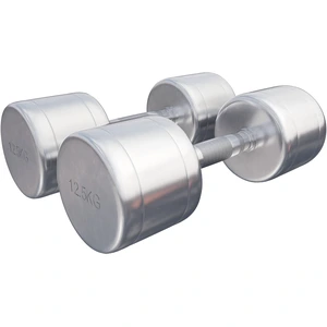 GORILLA SPORTS® Kurzhanteln - 2er Set, 25 kg (2x12,5 kg) Gewichte, Rutschfest, gerändelt, Verchromter Stahl - Hantelset, Rundhanteln, Kurzhantelset günstig