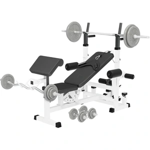 GORILLA SPORTS® Multifunktion Hantelbank - inkl. Hantelset mit 108 kg ...