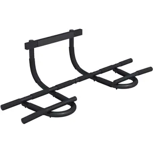 GORILLA SPORTS® Klimmzugstange - für Türrahmen, 10 rutschfeste Griffe,...