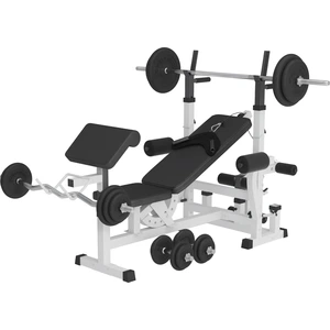 GORILLA SPORTS® Kraftstation - Multifunktion Hantelbank mit 108 kg Han...