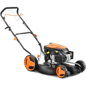 FUXTEC Benzin Rasenmäher Fx-RM51SA96 - 196ccm | 51cm Schnittbreite | 3...
