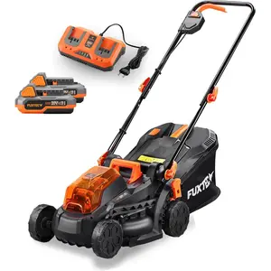 FUXTEC 40V Akku Rasenmäher FX-E1RM20 SET - 33cm Schnittbreite | 14Kg |...