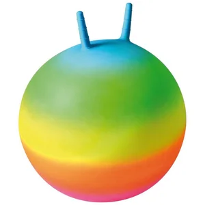 EDUPLAY Spielzeug-Gartenset Regenbogen-Hüpfball Ø 50 cm, Griffe 10 cm,...