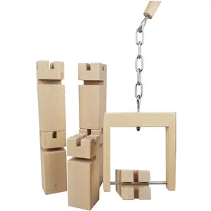 Eduplay Bauspiel Froebel Turm - pädagogisches Spielzeug für Kinder