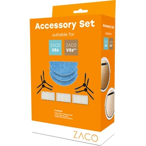 ZACO Original Zubehör-Set passend für ZACO V5sPro und V5x Saugroboter ...