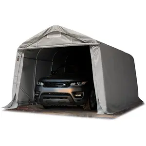 INTENT24 Garagenzelt Carport 3,3 x 4,8 m PVC PRIMEtex 2300 Plane Weide... günstig