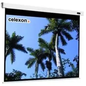 Celexon Professional electric - Leinwand - Deckenmontage möglich, geeignet für Wandmonta (64.17", 1:1), Leinwand, Weiss