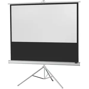 Celexon Economy tripod screen - Projektionsbildschirm mit Stativ - 280 cm (110") (110.24", 16:9), Leinwand, Weiss