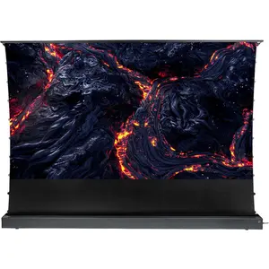 Celexon CLR UST Hochkontrast Bodenscheren Leinwand - HomeCinema V2.0, 110" schwarz (110", 16:9), Leinwand, Schwarz günstig