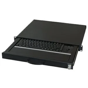 aixcase AIX-19K1UKDETB-B, Volle Größe (100%), Kabelgebunden, USB + PS/...