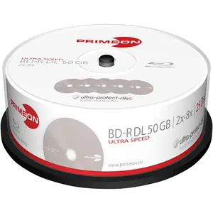 Primeon BD-R DL 50 GB (25x), Optischer Datenträger günstig