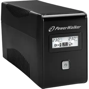 PowerWalker VI 850 LCD, Line-Interaktiv, 0,85 kVA, 480 W, 162 V, 290 V, 50/60 Hz