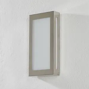 LED-Außenwandleuchte Aqua Rain Mini, edelstahl
