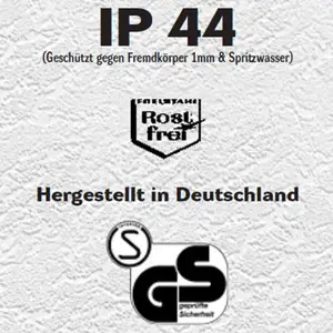 Außenwandleuchte Legendo, Edelstahl
