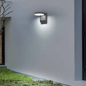 LED-Wandlampe CMD 9082, anthrazit, Breite 16 cm, CCT, IP54