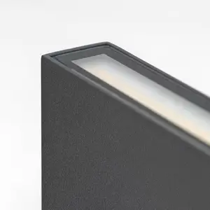 LED-Außenwandlampe CMD 9060, 11 cm, anthrazit, IP54, up/down