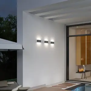 LED-Außenwandlampe CMD 9070, 17 cm, anthrazit, IP54, up/down