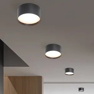 LED-Deckenlampe CMD 9094, Ø 15 cm, anthrazit, IP44, Metall