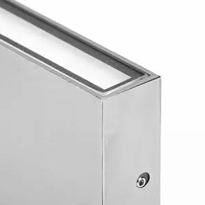 LED-Außenwandlampe CMD 9071, 17 cm, edelstahl, up/down, IP54