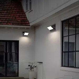 LED-Wandlampe CMD 9080, anthrazit, Breite 21 cm, IP54