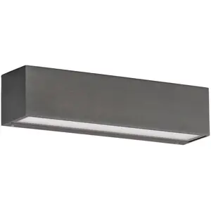 CMD, Gartenbeleuchtung, LED Wandaussenleuchte 15W Warmweiss IP65 Anthr...