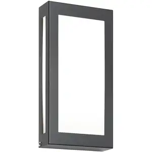 LED-Wandleuchte Aqua Rain Mini mit BWM, anthrazit