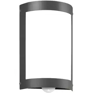 Sensor-Außenlampe Aqua Marco ohne Raster anthrazit