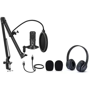 Audio-Aufnahme-Set Easypix MyStudio Podcast Schwarz TU