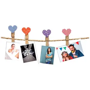Fujifilm Instax Design Clips 10 Pack Heart Photo Bilderrahmen günstig