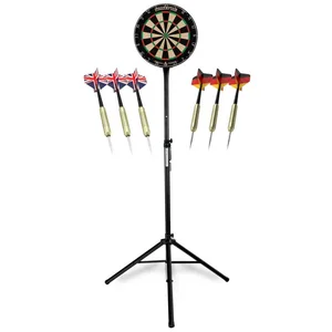 Stagecaptain Dartscheibe DBS-1715 BullsEye Pro, (Dartboard Ständer Set... günstig