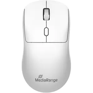 MediaRange MROS257, Beidhändig, Optisch, 1600 DPI, Weiß