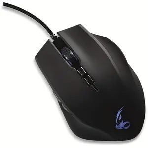 MediaRange MRGS203, rechts, Optisch, USB Typ-A, 5000 DPI, Schwarz