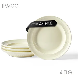 JIWOO Speiseteller 4er Ø20,4cm, Frühstücksteller Salatteller Pastatell... günstig