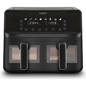 Lauben DualZone® Air Fryer 8000BC, Heißluftfritteuse mit zwei Körben, ...
