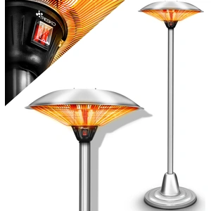 TRESKO Infrarot Heizstrahler 2500W | Heizpilz Terrasse elektrisch mit ... günstig