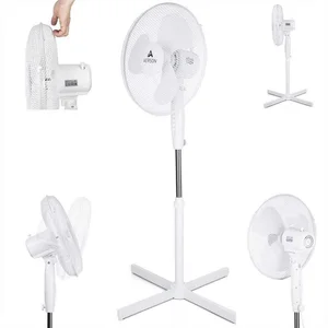 AERSON Standventilator Ventilator Ø40cm, höhenverstellbar bis 120cm, 3...