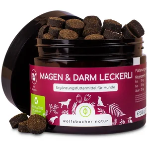Wolfsbacher Natur Magen & Darm Leckerli - Probiotika Snacks für Hunde,...