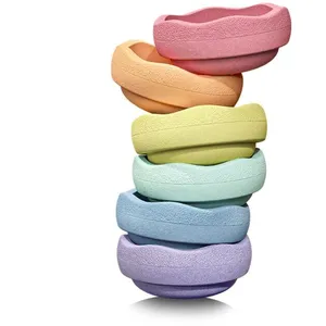 Spiele zum Aufwachen Stapelstein Original Rainbow Pastel (x6) TU günstig