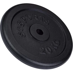 ScSPORTS® Hantelscheibe Hantelscheiben Set Gusseisen 40 - 120 kg, 20 kg günstig