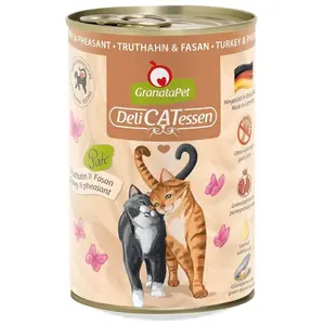 Fox4pets Granatapet Delicatessen Pute & Fasan Nassfutter Für Katzen 40...