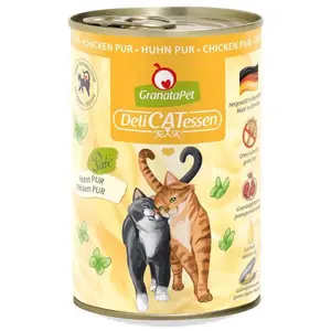Fox4pets Granatapet Delicatessen Nassfutter Für Katzen Mit Huhn 400g