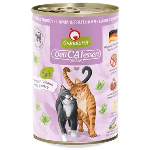 Fox4pets Granatapet Delicatessen Katzen-nassfutter Mit Lamm Und Pute 4...