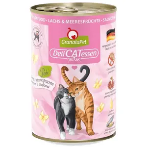 Fox4pets Granatapet Delicatessen Lachs Und Meeresfrüchte Nassfutter Fü...