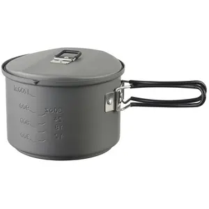 ESBIT Spiritus-Kochset, Topf, Aluminium, 1,5 l, Aluminium, Schwarz, Aluminium, 15,4 cm günstig
