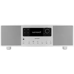 Sonoro DAB+ Radio PRIMUS weiß (hochglänzend) silber günstig