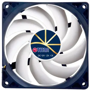 Titan TFD-9225H12ZP/KE(RB) Computergehäuse Kühler Computer Kühlkomponente (92 mm), PC Lüfter, Schwarz, Weiss günstig
