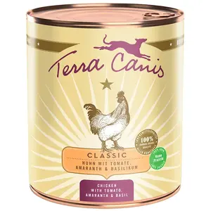 Terra Canis Klassisches Menü Hühnchen Mit Tomaten-amaranth Und Basilik...